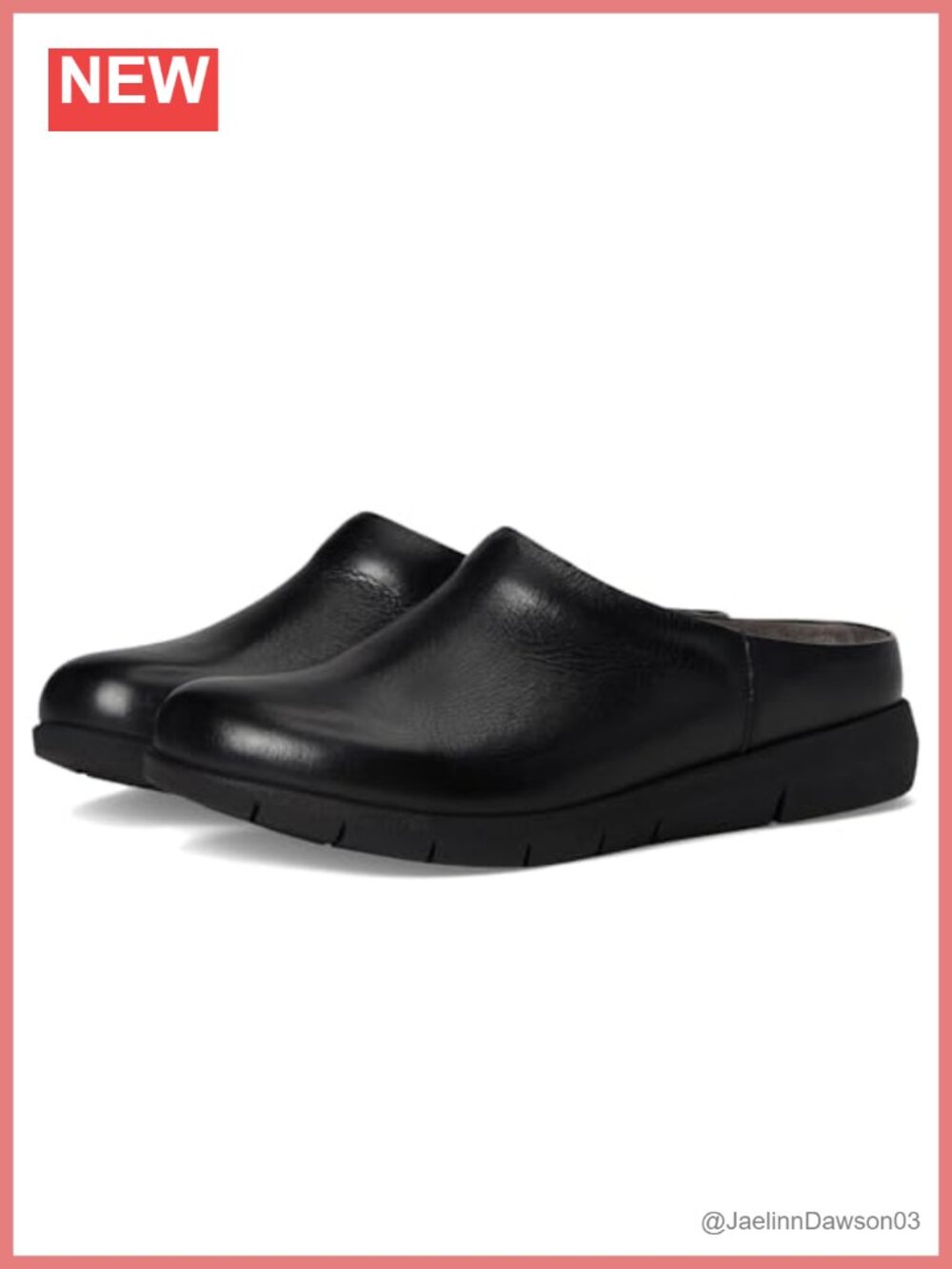 SoftWalk Andria Women's Leather Pull-On Cushioned Clog Shoes